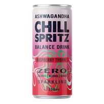 CHILL SPRITZ Aviečių erškėčių izotoninis gėrimas su vitaminais 330ml