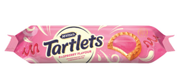 MCVITIES Digestives Tartalets sausainiai su aviečių kremu 100g