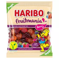 Haribo Fruitmania Uogų želė saldainiai su uogų skoniu 160g