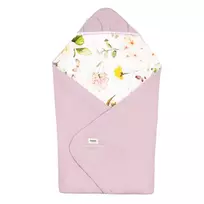 Lionelo pledukas - vokelis automobilinei kėdutei Travel Swadle, Pink flower