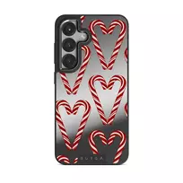 Candy Lane - Samsung Galaxy S25 Case, Elite Mirror Dark (Magnetic) / Gunmetal
