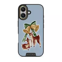 Baby Rudolph - iPhone 17 Case, Elite Dark (MagSafe) / Gold