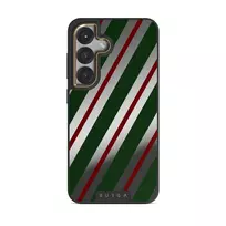 North Pole - Samsung Galaxy S25 Plus Case, Elite Mirror Dark (Magnetic) / Gold