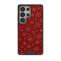 Dear Santa - Snowflake Samsung Galaxy S25 Ultra Case, Elite Dark (Magnetic) / Gold