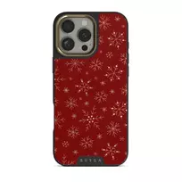 Dear Santa - Snowflake iPhone 16 Pro Max Case, Elite Dark (MagSafe) / Gold