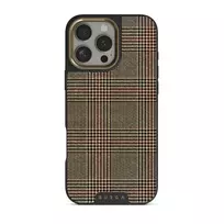 Favorite Coat - Plaid iPhone 16 Pro Max Case, Elite Dark (MagSafe) / Gold