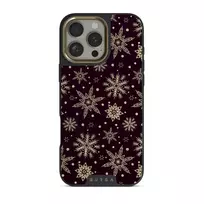 Sleeping Beauty - Snowflakes iPhone 16 Pro Case, Elite Dark (MagSafe) / Gold