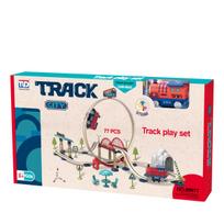 TRACK traukinio rinkinys su garsu 77vnt., HW23008832