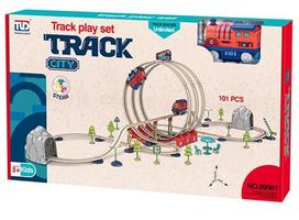 TRACK traukinio rinkinys su garsu 101vnt., HW23016298