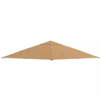Pakaitinis pavėsinės stogas - smėlio spalvos, 2,98 x 2,95 m
