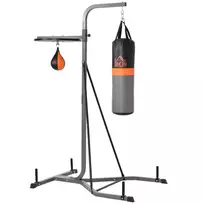 Bokso maišo stovas "2-in-1" su 20 kg bokso maišu ir bokso kriauše, reguliuojamas aukštis, iki 100 kg
