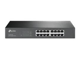 TP-Link TL-SG1016D tinklo komutatorius Ne-valdomas L2 Gigabit Ethernet (10/100/1000) Juoda