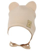 Kepurytė kūdikiui "Love" - Beige