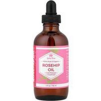Leven Rose, 100 % grynas ir ekologiškas erškėtuogių aliejus, 118 ml (4 skysčio uncijos)