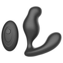 Mroow - prostatos vibratorius su nuotolinio valdymo pulteliu (juodas)