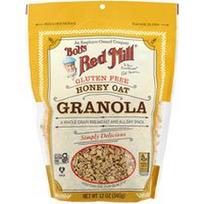 Bob's Red Mill, Granola, medaus avižos, be glitimo, 12 uncijų (340 g)