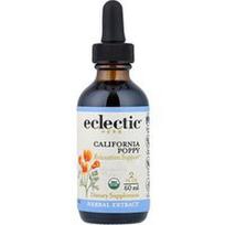 Eclectic Herb, Kalifornijos aguonų ekstraktas, atsipalaidavimui, 60 ml