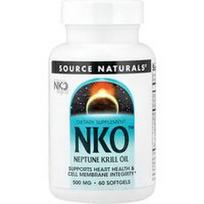 Source Naturals, NKO™, Neptūno krilių aliejus, 500 mg, 60 minkštųjų gelių