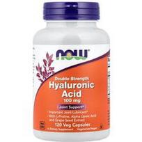 NOW Foods, Hialurono rūgštis, 100 mg, 120 vegetariškų kapsulių