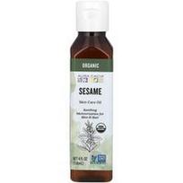 Aura Cacia, Organinis odos priežiūros aliejus, sezamų, 118 ml