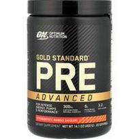 Optimum Nutrition, „Gold Standard® Pre Advanced“, braškių ir mango daikiri, 400 g