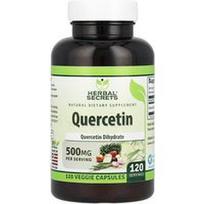 Herbal Secrets, Kvercetinas, 500 mg, 120 daržovių kapsulių