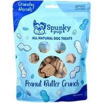 Spunky Pup, Visi natūralūs skanėstai šunims, traškūs sausainiai, žemės riešutų sviesto traškumas, 10 uncijų (283 g)