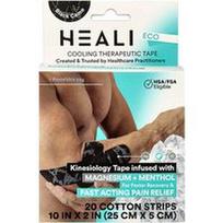 Heali Medical Corp, Vėsinamasis terapinis kineziologinis teipas, juodas kamufliažinis, 20 medvilninių juostelių