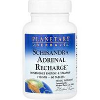 Planetary Herbals, Schisandra Adrenal Recharge™, 60 tablečių