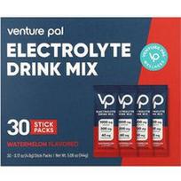 Venture Pal, Elektrolitų gėrimų mišinys, arbūzo skonio, 30 pakelių po 0,17 uncijos (4,8 g)