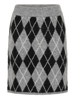 Kaffe - Kasimone Knit Skirt - Megztas sijonas - Pilka