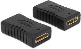 ADAPTER HDMI MINI(F)->HDMI MINI(F) BECZKA JUODA DELOCK
