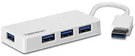 TRENDNET 4 prievadų didelės spartos USB 3.0 mini šakotuvas