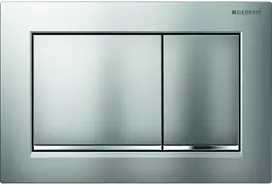 Geberit Omega20 - Valdymo plokštelė, lengvai valoma, matinio chromo / blizgaus chromo 115.080.JQ.1