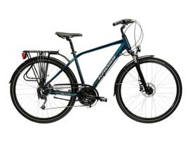 KROSS Explorer 4.0 MY24 / Turquoise/Silver Glossy / turistinis dviratis (28") (XL)