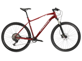 KROSS Level 6.0 MY23 / Rubin/Silver Glossy / kalnų (MTB) dviratis (29")