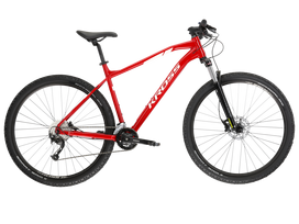 KROSS Level 3.0 SM MY23 / Red/White Glossy / kalnų (MTB) dviratis (29")