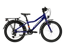 KROSS Level Mini 3.0 EQ MY25 / Navy Blue/White Glossy / vaikiškas dviratis (20")