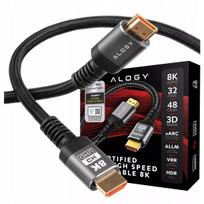 Tvirtas HDMI laidas Alogy Premium HDMI 2.1 8K 4K eARC 2 m