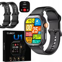 CUBOT U1 išmanusis laikrodis sportinis vyrų pulso matuoklis Bluetooth skambučiai atsparus vandeniui