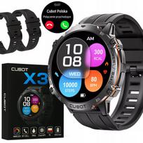 Cubot X3 AMOLED išmanusis laikrodis vyriškas, su pokalbių funkcija, tvirtas, atsparus vandeniui