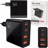 GREITAS TINKLO ĮKROVIKLIS GaN 100W 2x USB 2x USB-C QC 3.0 + PD UNIVERSALUS