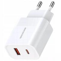 Greitas tinklo įkroviklis Spacecase 20W universalus USB USB-C adapteris telefonui