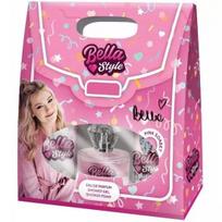 Bella Style Pink dovanų rinkinys, 3 kosmetikos priemonės: prausimosi putos, dušo želė ir kvepalai