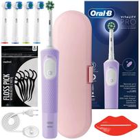Elektrinis dantų šepetėlis Oral-B Vitality D103 Pro Lilac rinkinys
