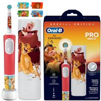 Elektrinis dantų šepetėlis vaikams Oral-B Vitality Pro D103 „Liūtas karalius“ + dėklas