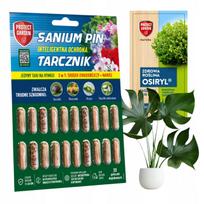 SANIUM PIN priemonė nuo amarų ir grybinių uodukų trąšos 2in1 insekticidinės lazdelės