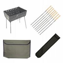 Rinkinys: metalinis mangalas 2 mm + 8 vnt. iešmai + dėklai M8K