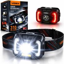 Įkraunamas LED priekinis žibintas Videx, 310lm, atsparus vandeniui IP65
