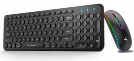 Belaidis klaviatūros ir pelės rinkinys Triadyn DAPHNIS Bluetooth RGB SLIM